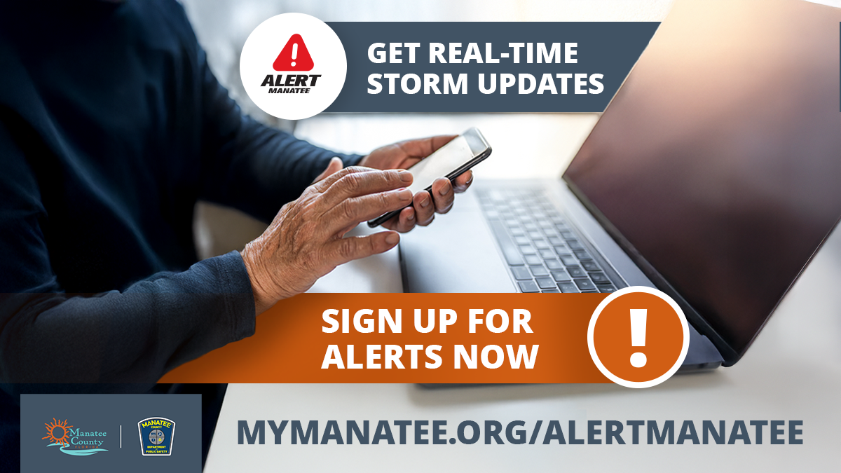 Alert-Manatee Sign up for alerts at mymanatee.org/alertmanatee