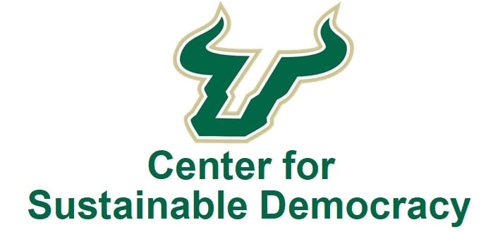 USF Logo USF Center for Sustainable Democracy Logo