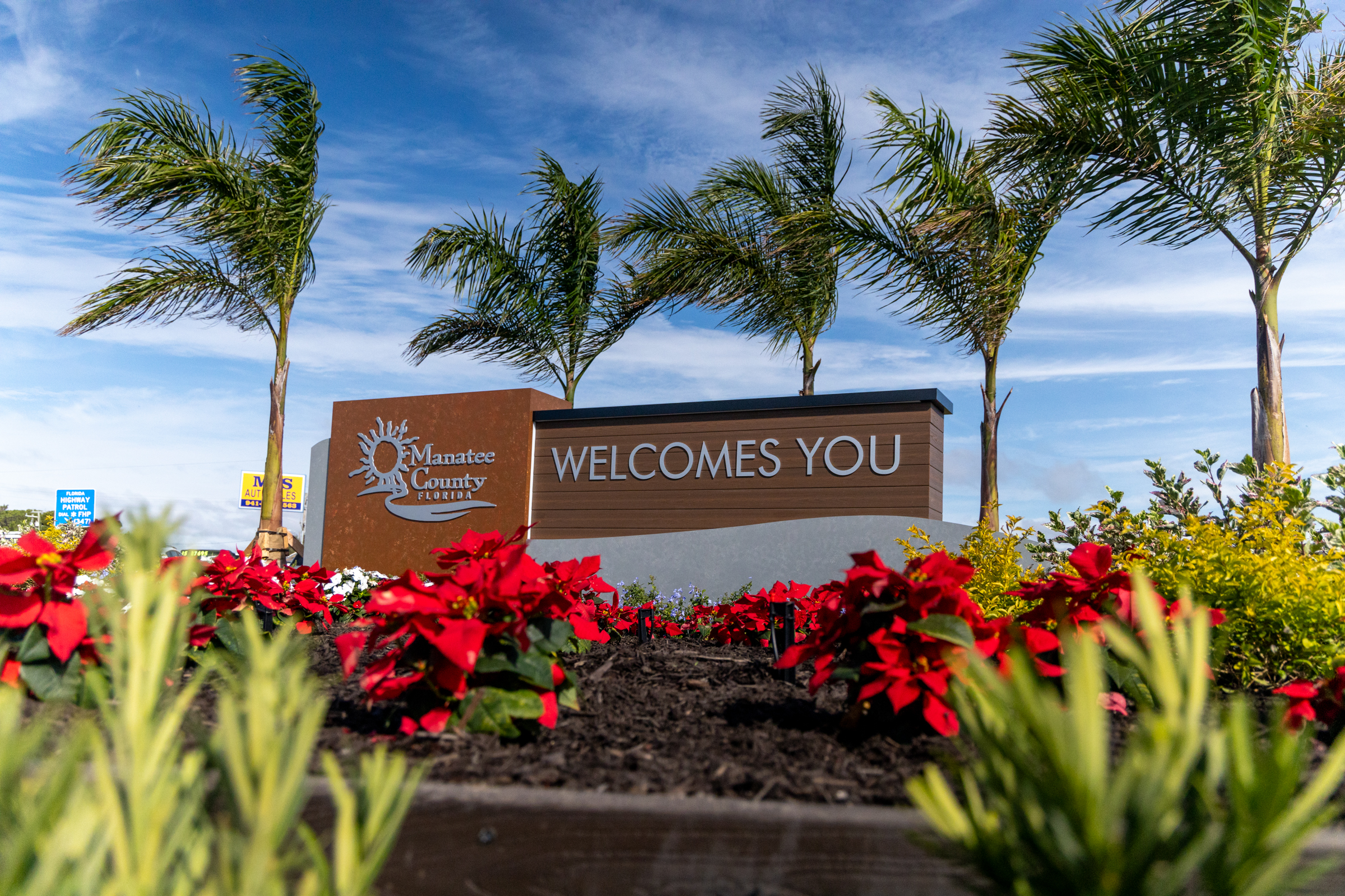 Manatee County Welcome Sign