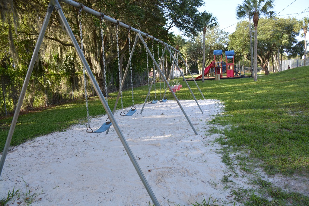 Playground and swingsets at the Rubonia Community Center