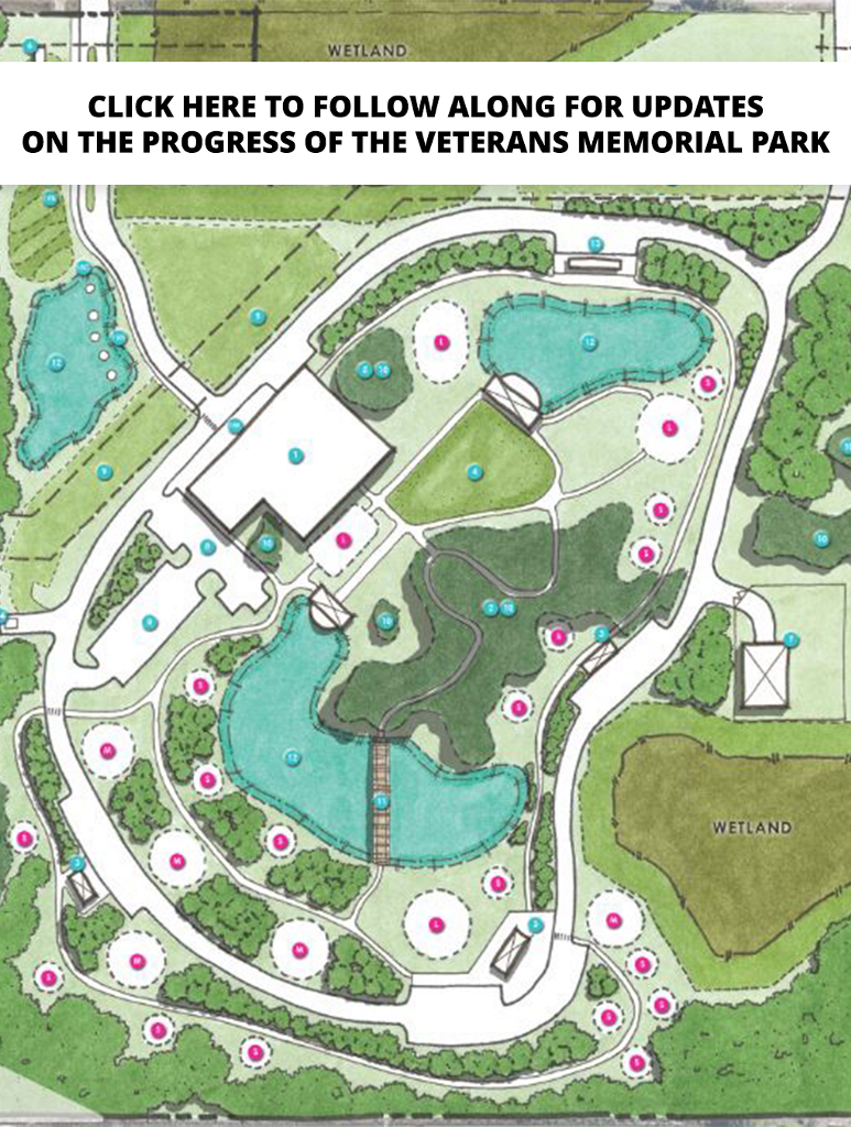 Veterans Memorial Park rendering, Click to subscribe for updates