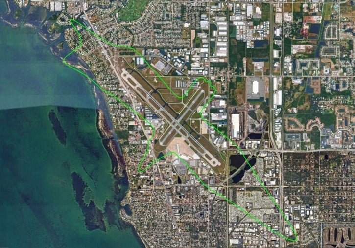 Airport Noise Contour Map