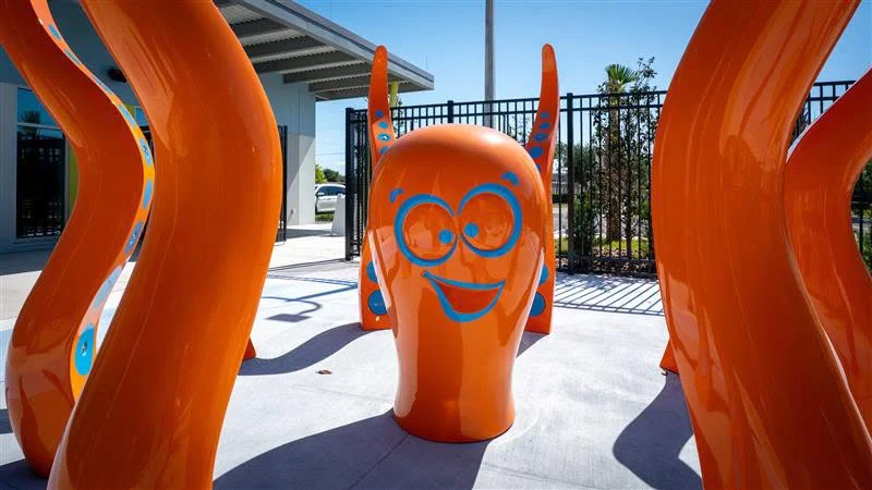 John Marble Splash Pad - Octopus