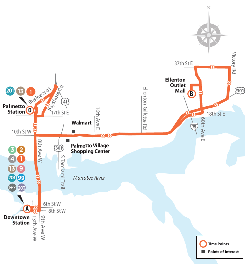 Route 6 Map