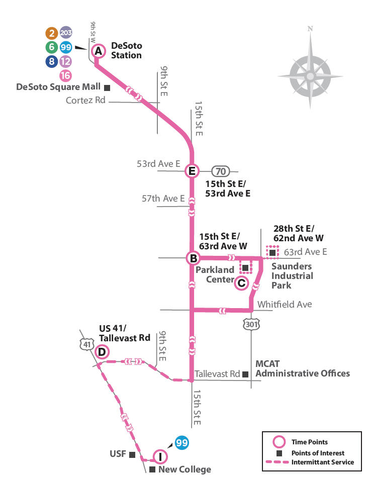 Route 15 Map