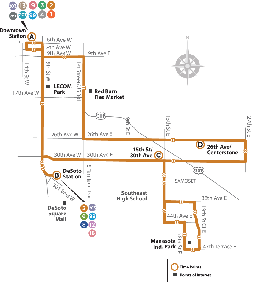Route 2 Map