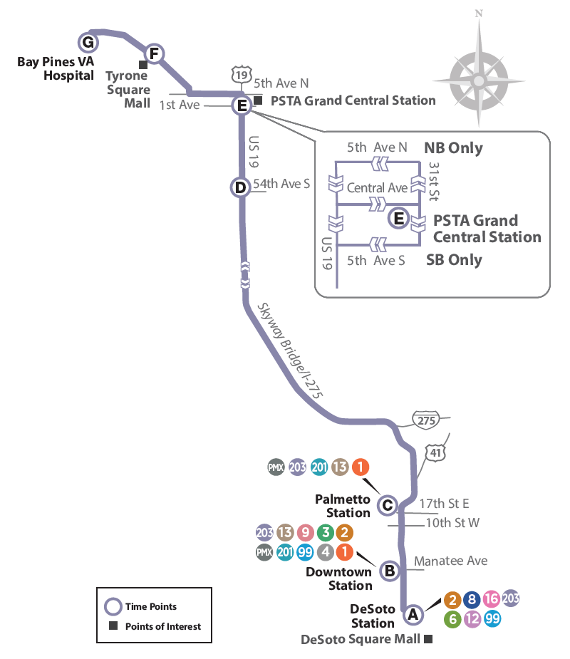 Route 203 Map