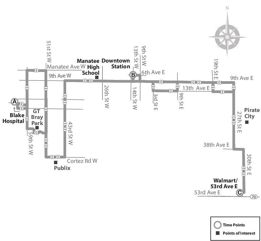 Route 4 Map