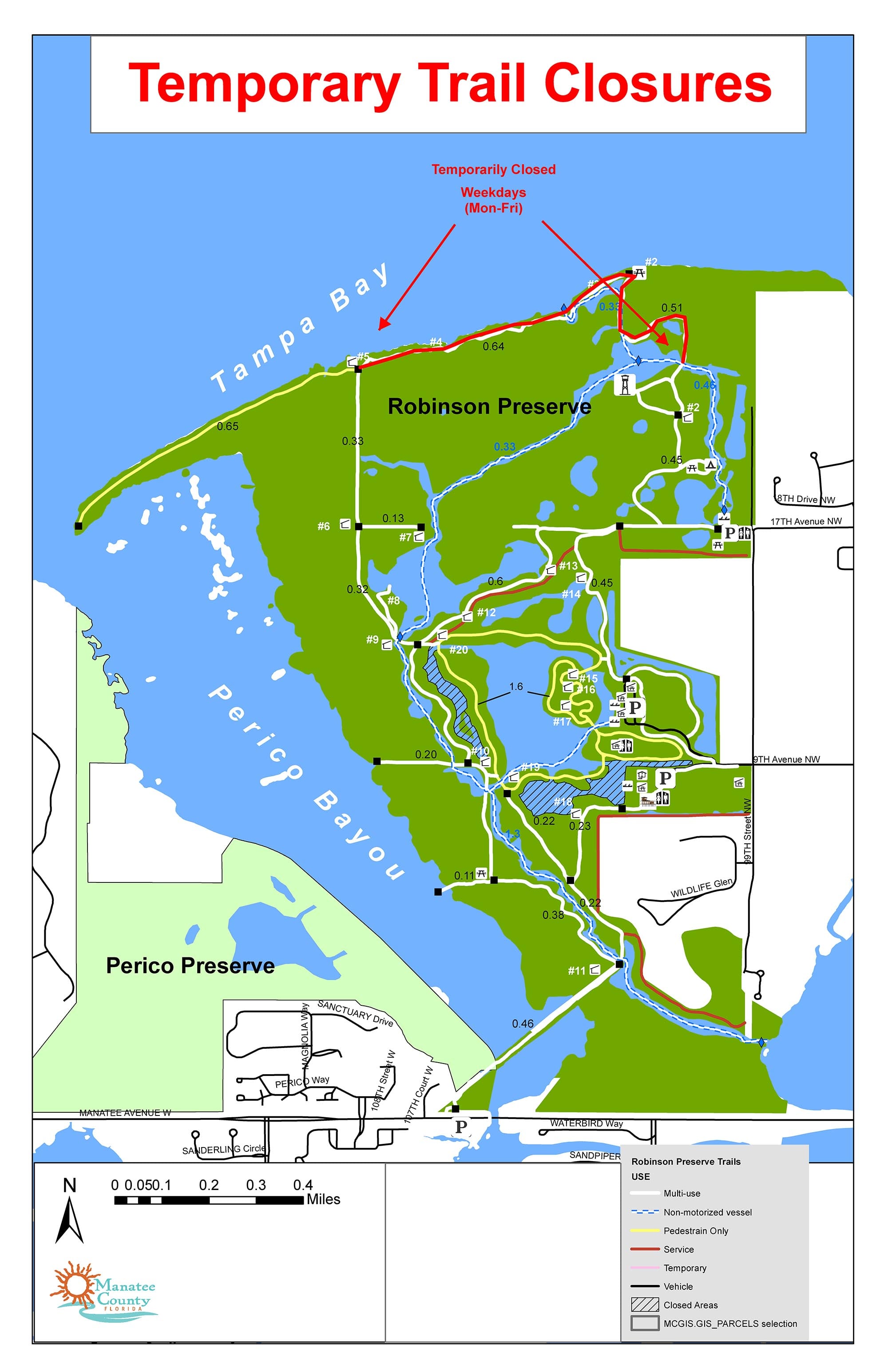 Feb 27 Temporary Trail Closures
