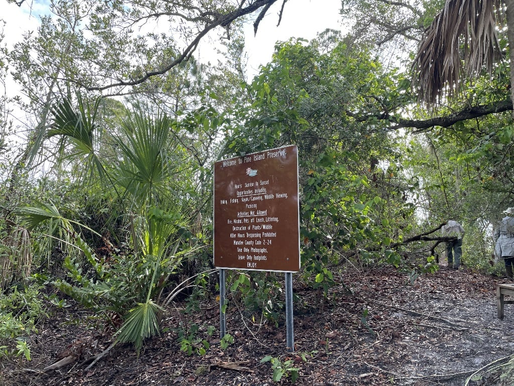 NPI informational sign