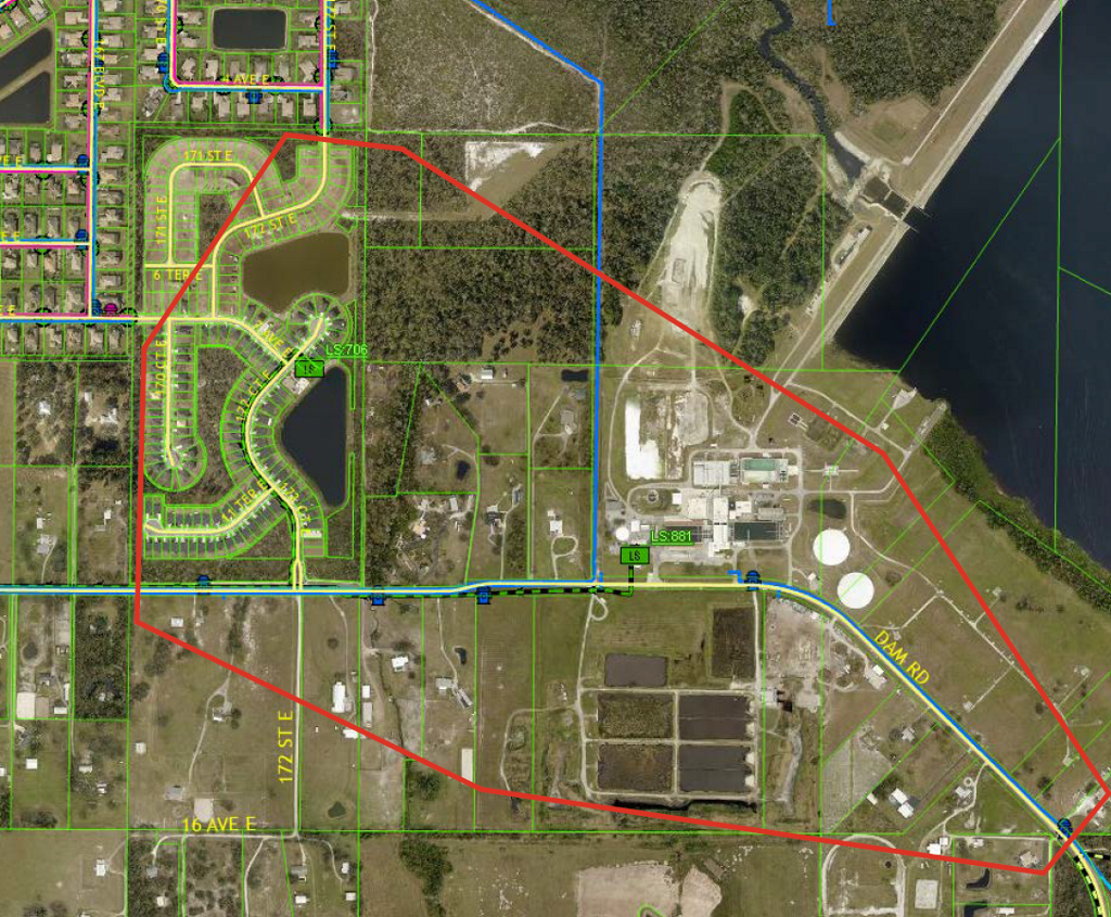 4-1-2026 PBWN Map showing area 0.5 miles surrounding 17915 Water Line Road for Precautionary Boil Water Notice on 4/1/2026